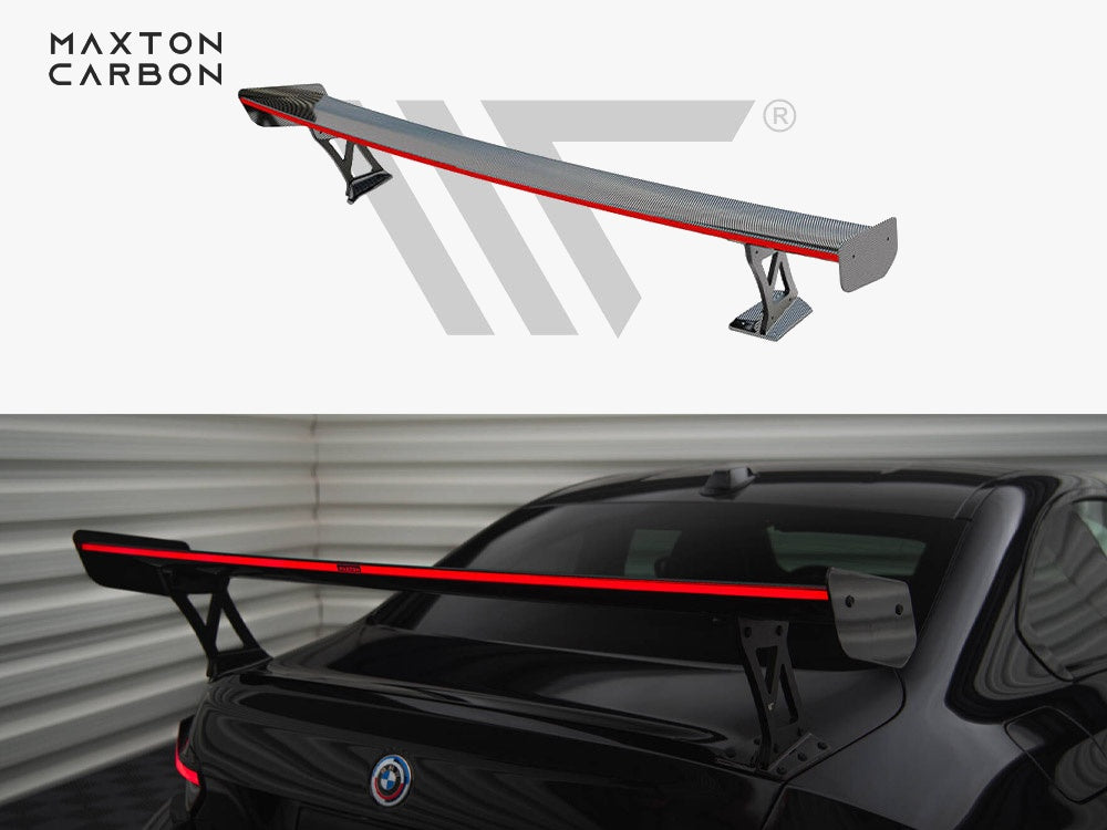 Maxton Design Carbon Fiber Spoiler + LED Light BMW M2 G87 / M240i / 2 M-Pack / 2 Standard G42