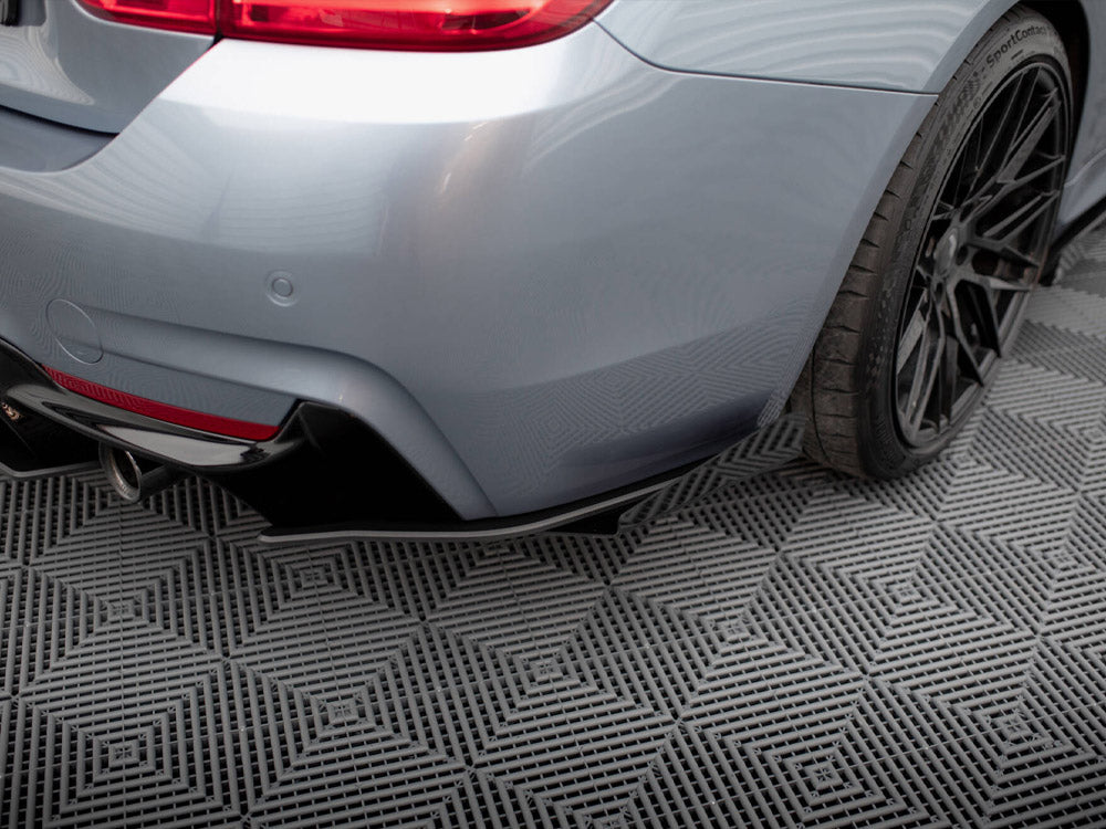 Maxton Design Street Pro Rear Side Splitters + Flaps BMW 435i Coupe M-Pack F32