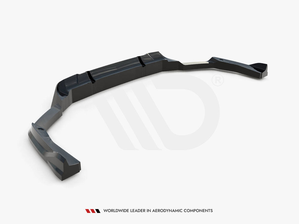 Maxton Design Central Rear Splitter (Vertical Bars) BMW X5 M F95 Facelift