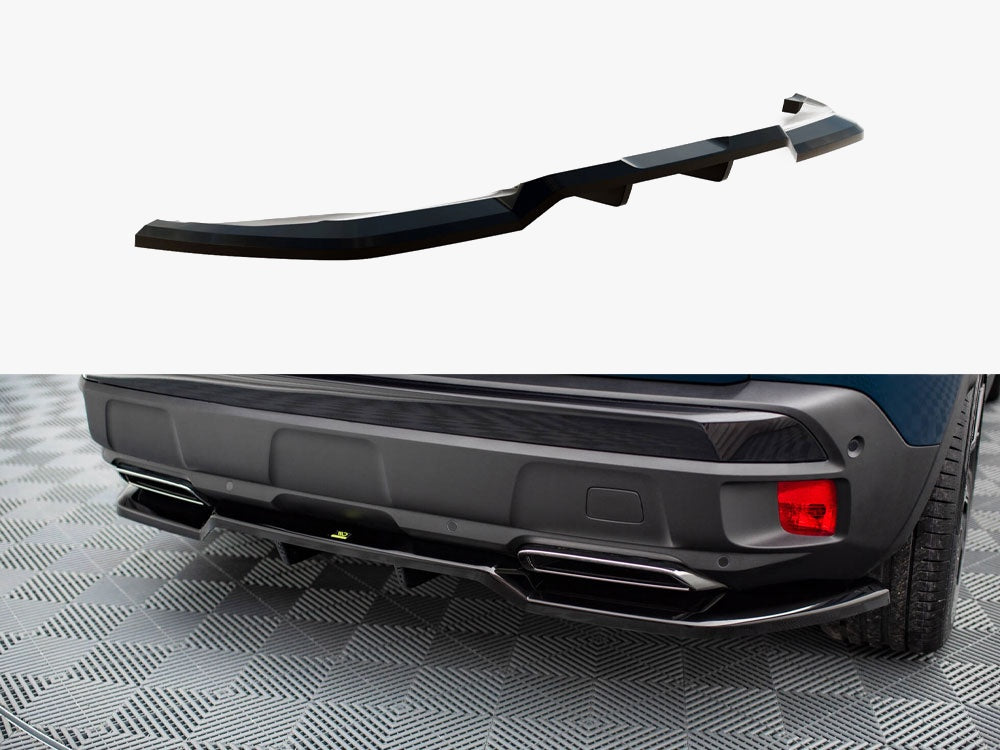 Maxton Design Rear Splitter (Vertical Bars) Peugeot 3008 GT-Line Mk2 Facelift