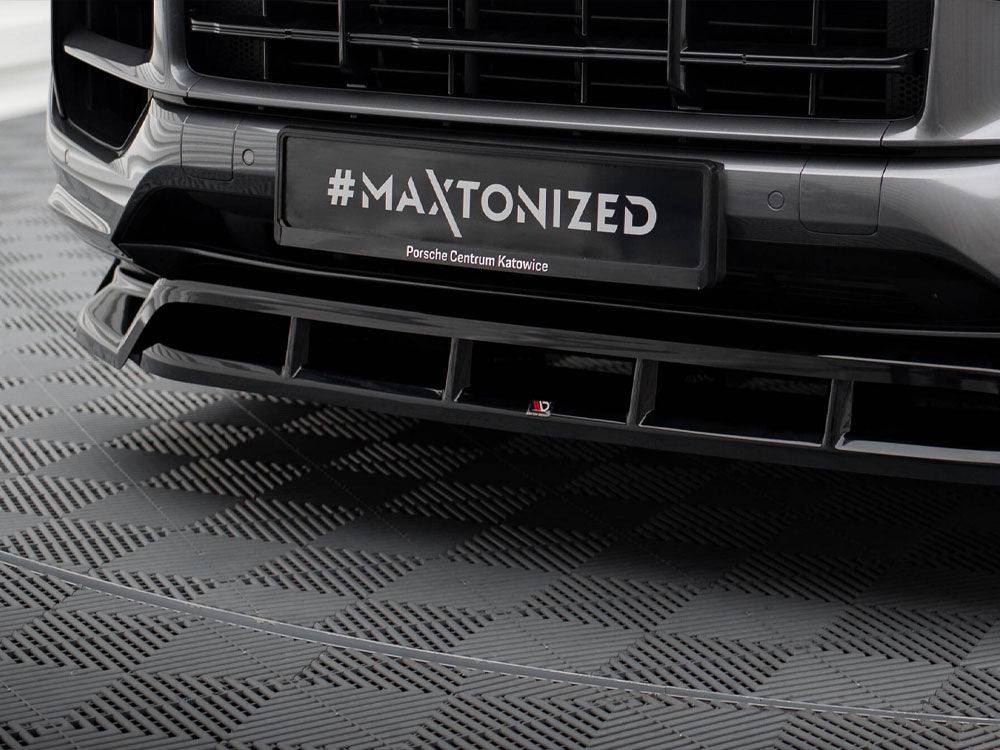 Maxton Design Front Splitter Porsche Cayenne Cayenne SUV / Coupe Mk3 Facelift