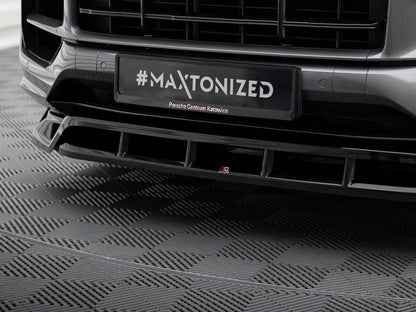 Maxton Design Front Splitter Porsche Cayenne Cayenne SUV / Coupe Mk3 Facelift