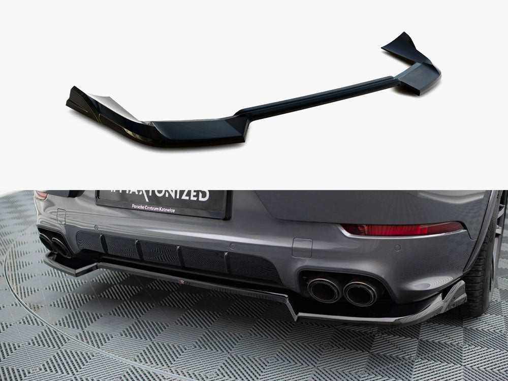 Maxton Design Rear Splitter Porsche Cayenne SUV / Coupe Mk3 Facelift