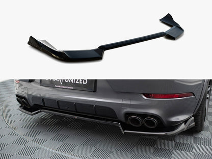Maxton Design Rear Splitter Porsche Cayenne SUV / Coupe Mk3 Facelift