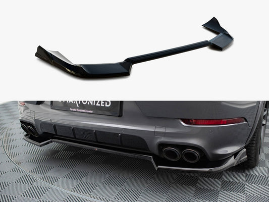 Maxton Design Rear Splitter Porsche Cayenne SUV / Coupe Mk3 Facelift