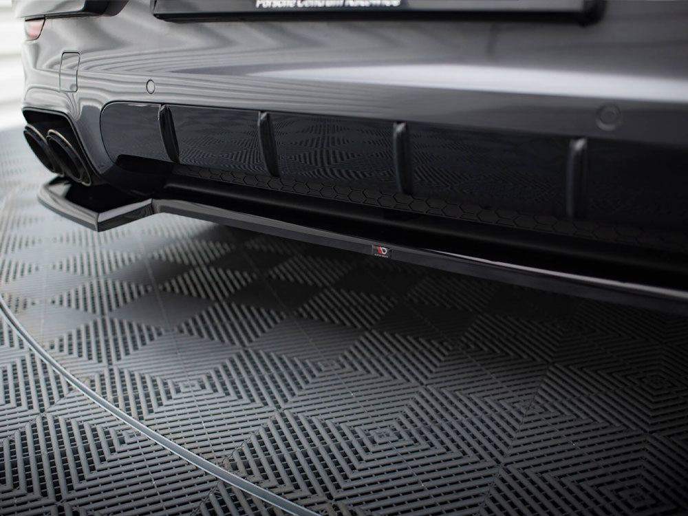 Maxton Design Rear Splitter Porsche Cayenne SUV / Coupe Mk3 Facelift