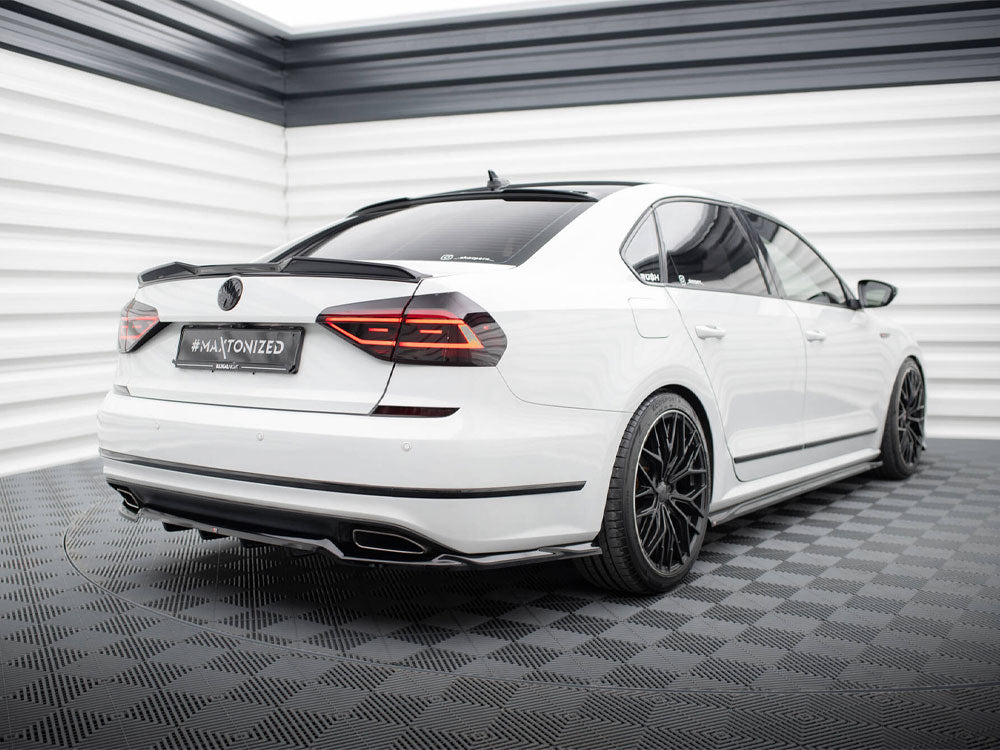 Maxton Design Rear Splitter (Vertical Bars) Volkswagen Passat GT B8 Facelift USA