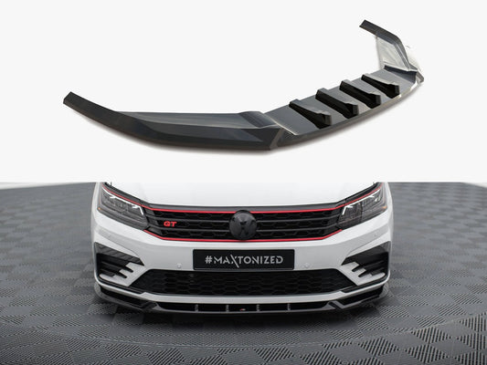 Maxton Design Front Splitter V.1 Volkswagen Passat GT B8 Facelift USA