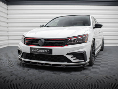 Maxton Design Front Splitter V.1 Volkswagen Passat GT B8 Facelift USA
