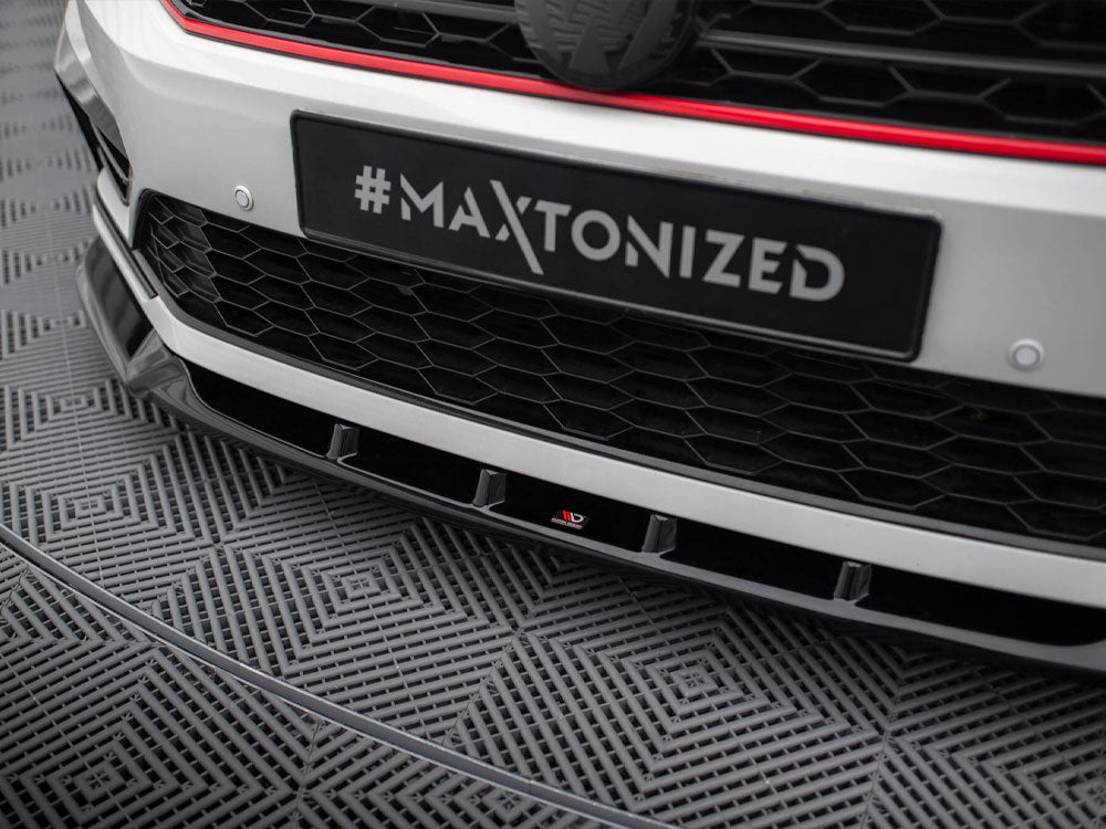Maxton Design Front Splitter V.1 Volkswagen Passat GT B8 Facelift USA