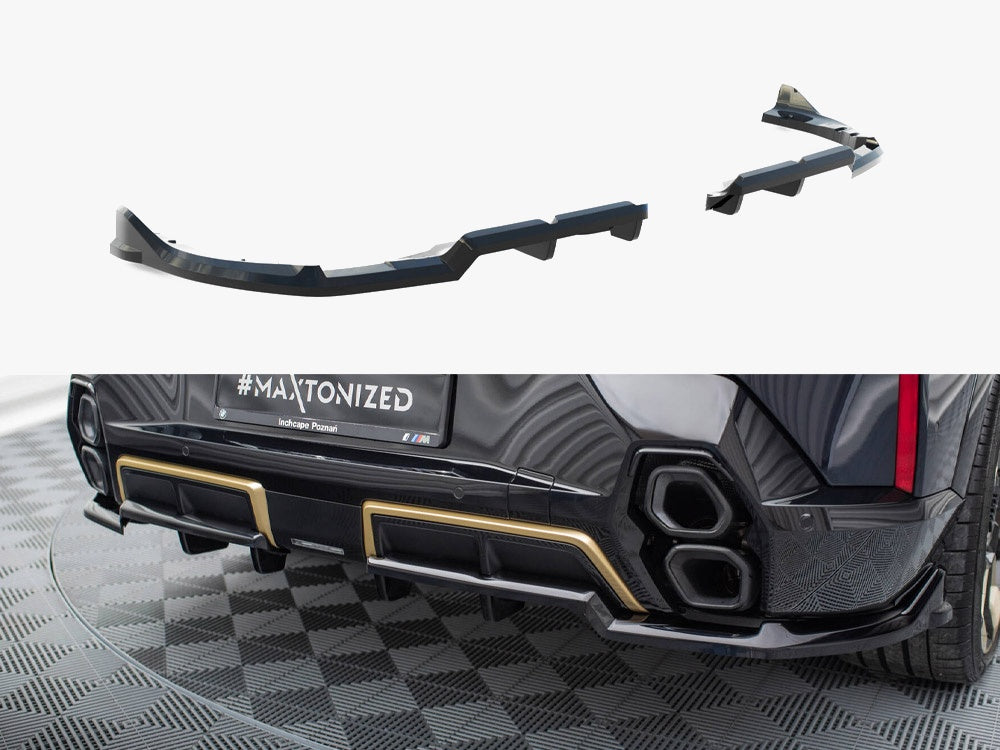 Maxton Design Central Rear Splitter (Vertical Bars) BMW XM G09