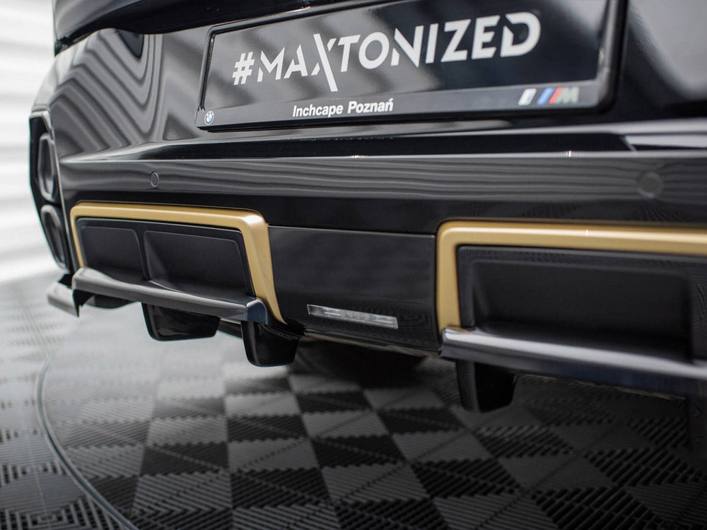Maxton Design Central Rear Splitter (Vertical Bars) BMW XM G09