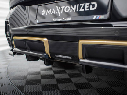 Maxton Design Central Rear Splitter (Vertical Bars) BMW XM G09