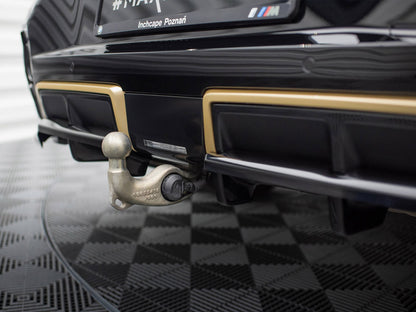 Maxton Design Central Rear Splitter (Vertical Bars) BMW XM G09