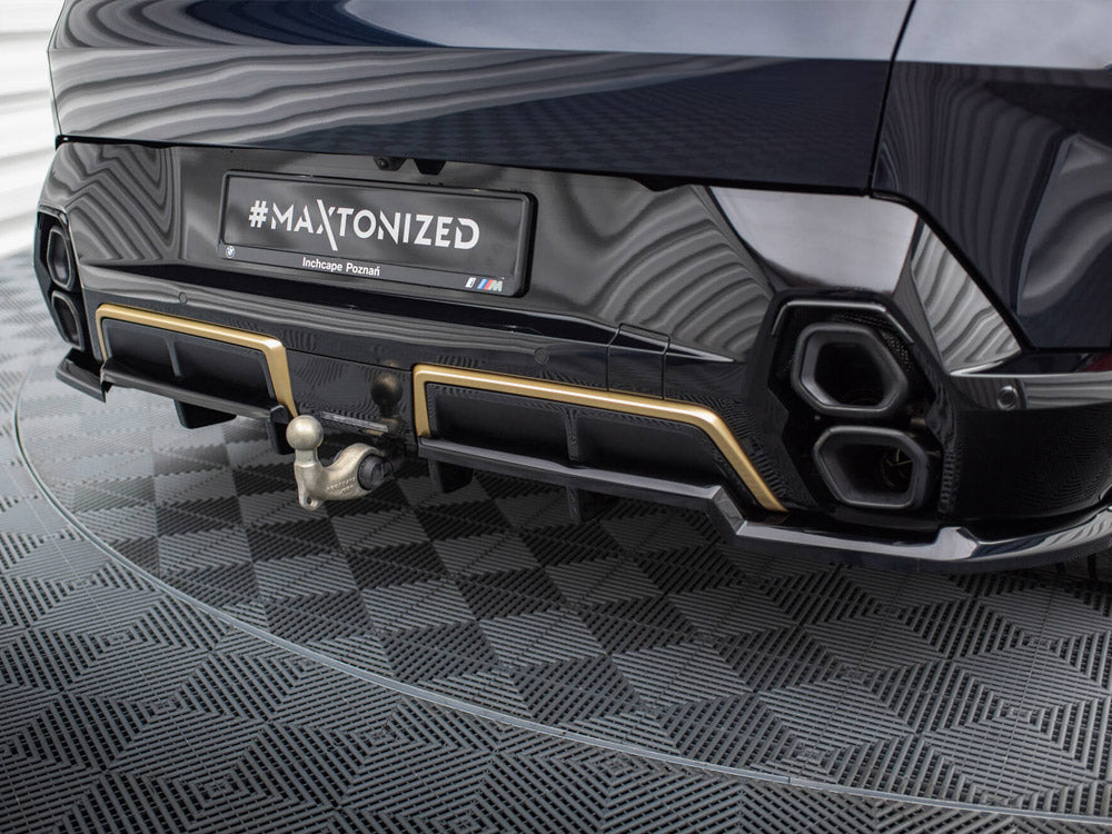 Maxton Design Central Rear Splitter (Vertical Bars) BMW XM G09