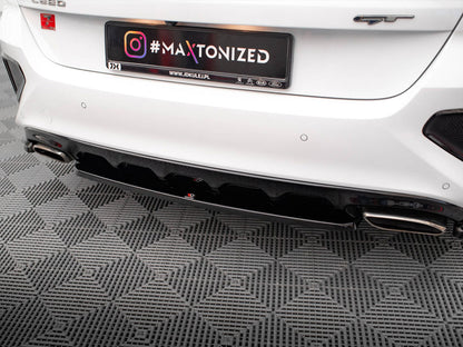 Maxton Design Central Rear Splitter Kia Ceed GT Mk3