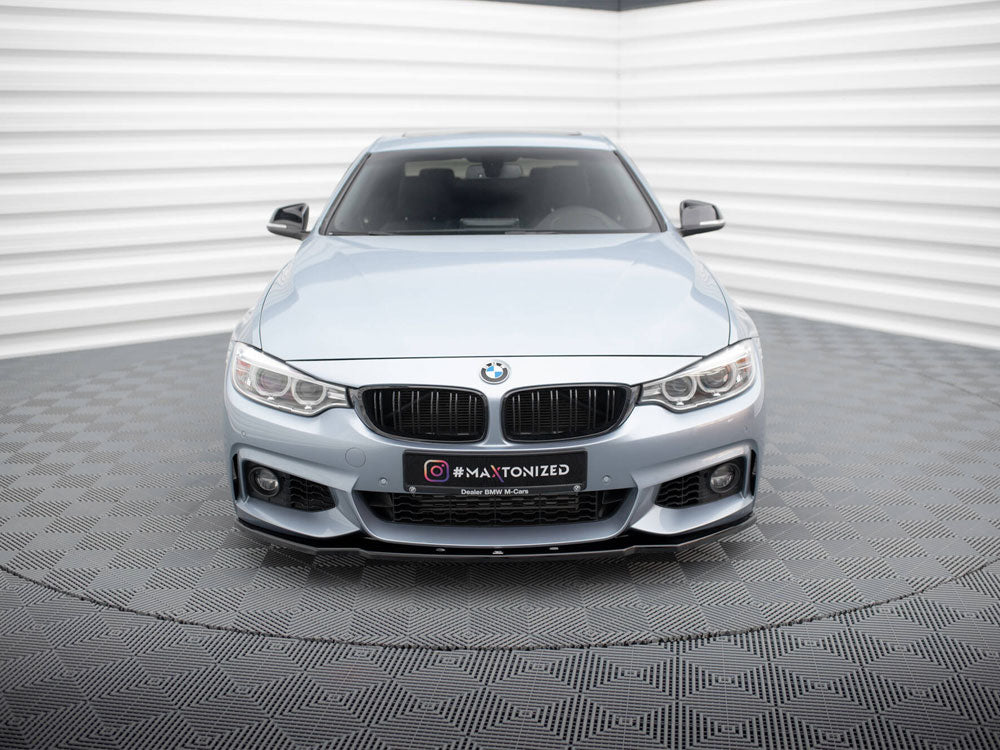 Maxton Design Front Splitter V.1 BMW 4 Coupe / Gran Coupe / Cabrio M-Pack F32 / F36 / F33