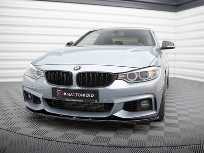 Maxton Design Front Splitter V.1 BMW 4 Coupe / Gran Coupe / Cabrio M-Pack F32 / F36 / F33