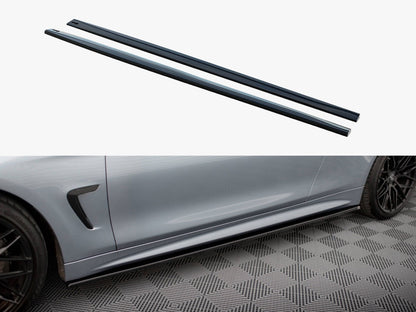 Maxton Design Side Skirts Diffusers BMW 4 Coupe / Gran Coupe / Cabrio M-Pack F32 / F36 / F33