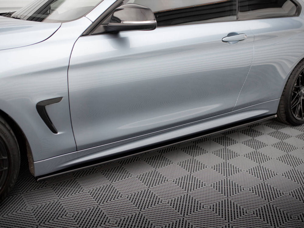 Maxton Design Side Skirts Diffusers BMW 4 Coupe / Gran Coupe / Cabrio M-Pack F32 / F36 / F33
