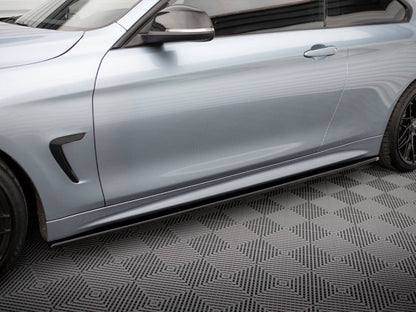 Maxton Design Side Skirts Diffusers BMW 4 Coupe / Gran Coupe / Cabrio M-Pack F32 / F36 / F33