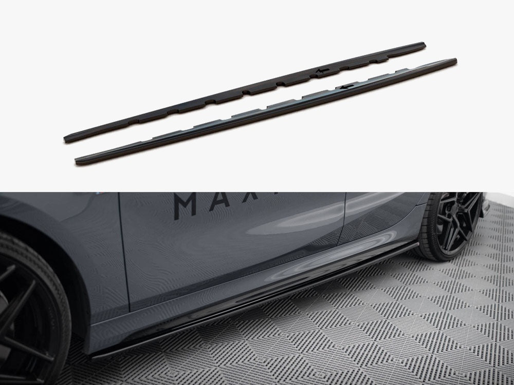 Maxton Design Side Skirts Diffusers V.1 BMW 1 F40 M-Sport / M135i