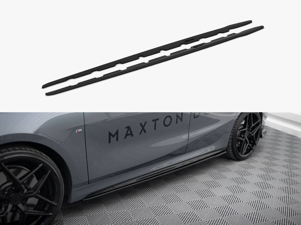Maxton Design Side Skirts Diffusers V.2 BMW 1 F40 M-Sport / M135i