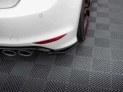 Maxton Design Rear Side Splitters V.2 VW Golf R Mk7