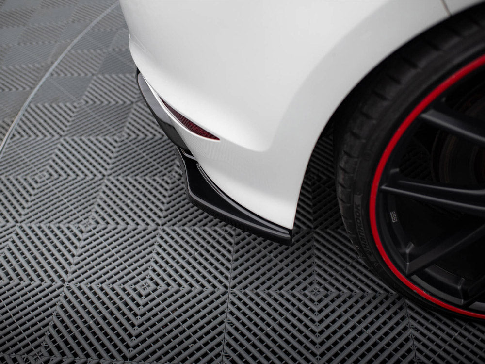 Maxton Design Rear Side Splitters V.2 VW Golf R Mk7