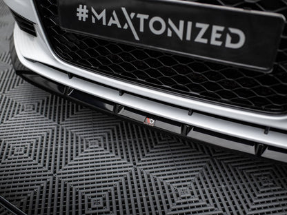 Maxton Design Front Splitter V.1 Audi A3 Sedan 8V