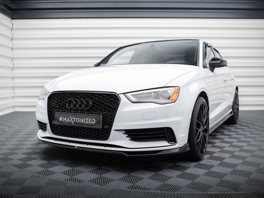 Maxton Design Front Splitter V.2 Audi A3 Sedan 8V