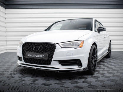 Maxton Design Front Splitter V.2 Audi A3 Sedan 8V