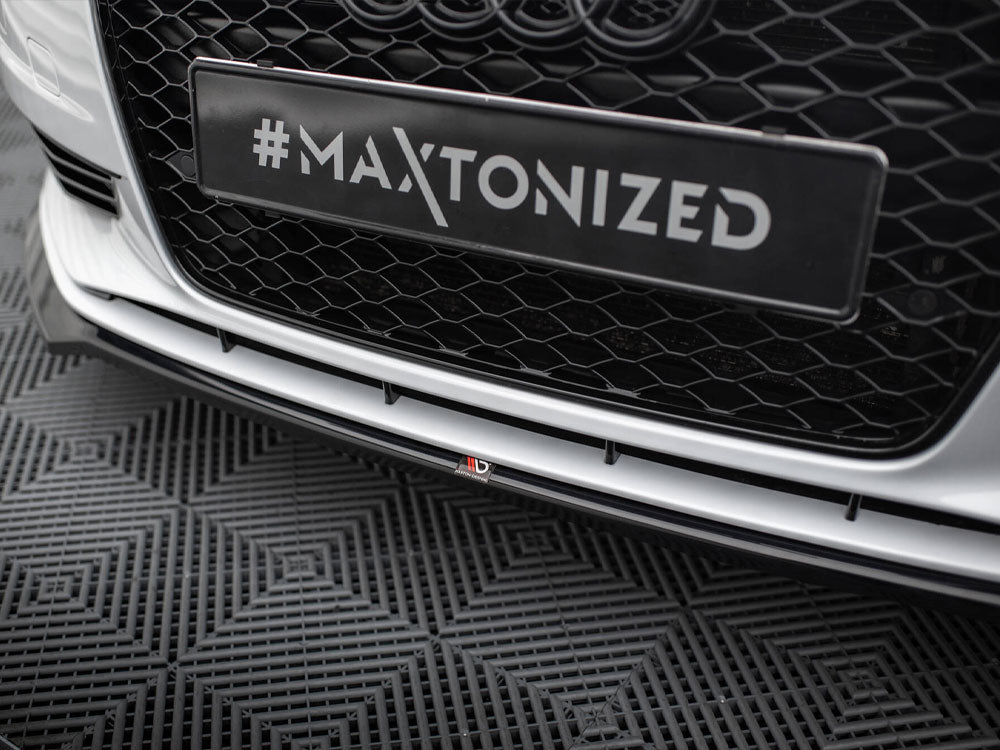 Maxton Design Front Splitter V.2 Audi A3 Sedan 8V