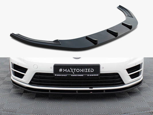 Maxton Design Front Splitter V.1 VW Golf R / R-Line Mk7