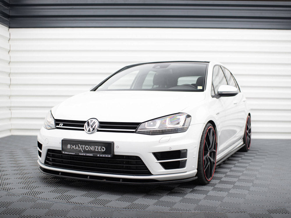Maxton Design Front Splitter V.1 VW Golf R / R-Line Mk7