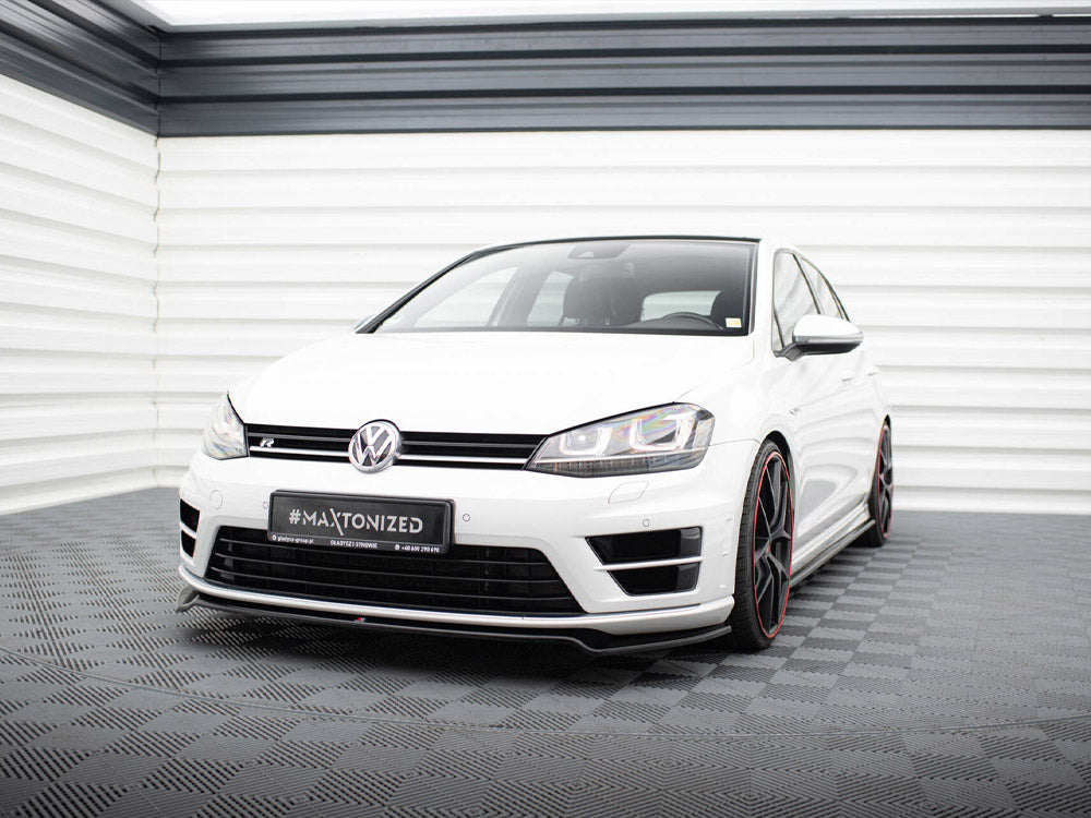 Maxton Design Front Splitter V.2 VW Golf R / R-Line Mk7