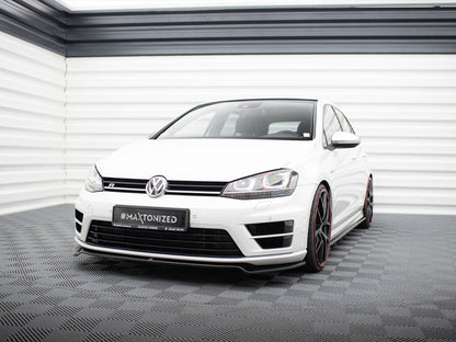 Maxton Design Front Splitter V.2 VW Golf R / R-Line Mk7