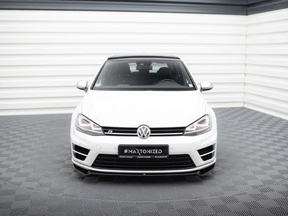 Maxton Design Front Splitter V.2 VW Golf R / R-Line Mk7