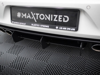 Maxton Design Rear Diffuser & Rear Side Splitters VW Golf R Mk7 Hatchback