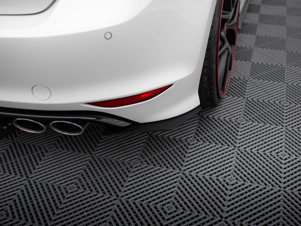 Maxton Design Rear Diffuser & Rear Side Splitters VW Golf R Mk7 Hatchback