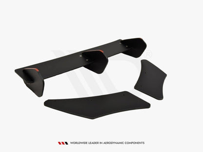 Maxton Design Rear Diffuser & Rear Side Splitters VW Golf R Mk7 Hatchback