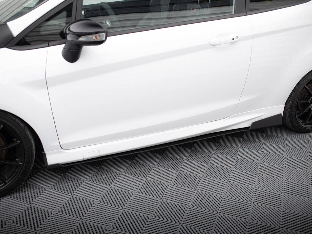 Maxton Design Racing Side Skirts Splitters Ford Fiesta Mk7 ST Facelift