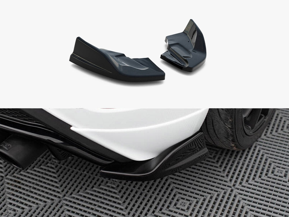 Maxton Design Rear Side Splitters V.2 Ford Fiesta ST Mk7 Facelift