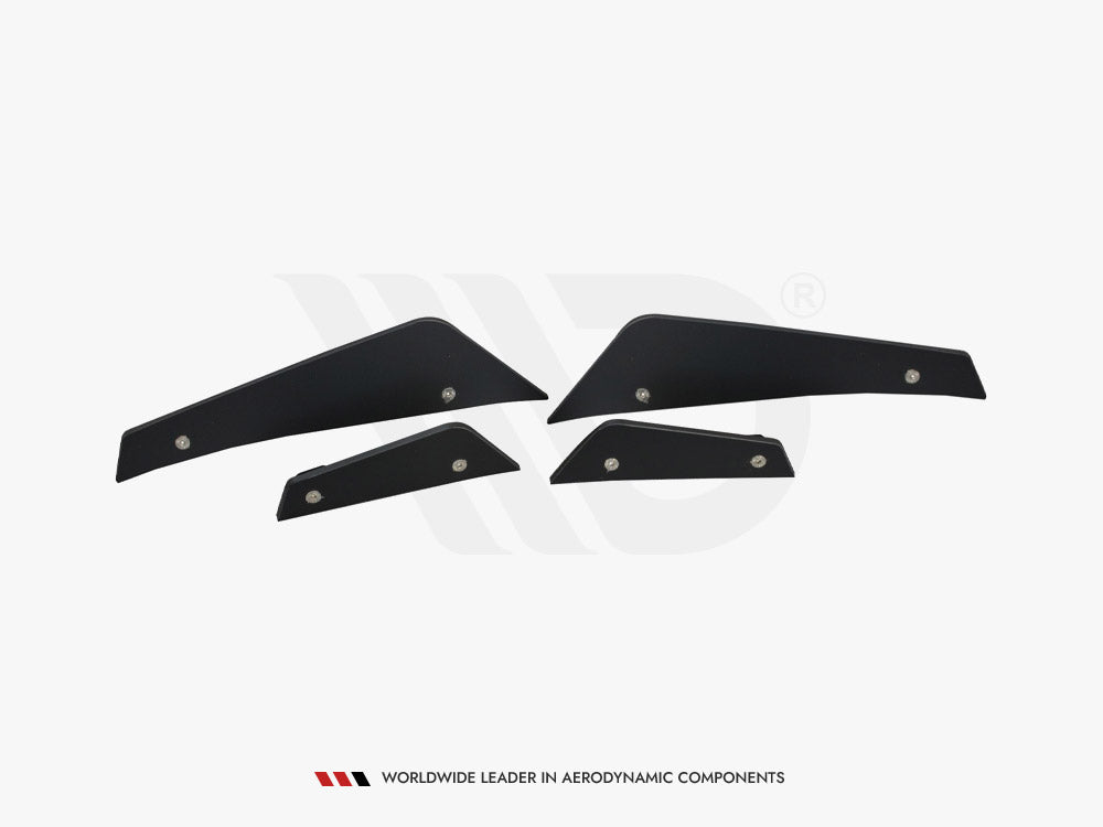 Maxton Design Front Bumper Wings (Canards) Ford Fiesta ST Mk7 FL