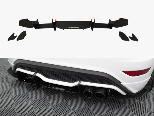 Maxton Design Rear Diffuser V.2 Ford Fiesta ST Mk7 FL