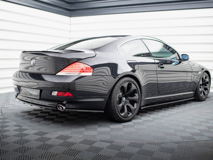 Maxton Design Central Rear Splitter (Vertical Bars) BMW 6 Coupe / Cabrio E63 / E64
