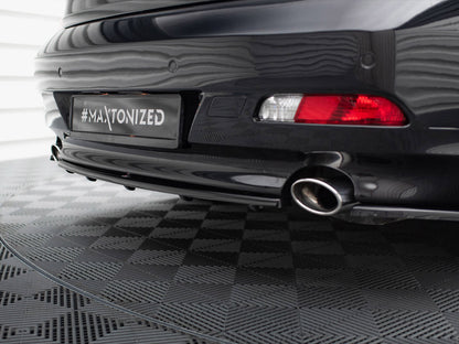 Maxton Design Central Rear Splitter (Vertical Bars) BMW 6 Coupe / Cabrio E63 / E64