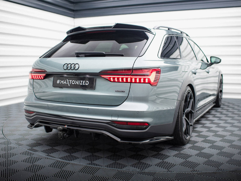 Maxton Design Rear Splitter (Vertical Bars) Audi A6 Allroad C8
