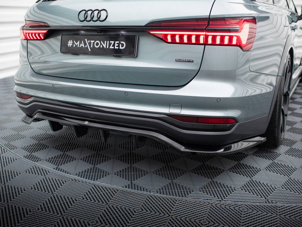 Maxton Design Rear Splitter (Vertical Bars) Audi A6 Allroad C8