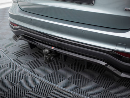 Maxton Design Rear Splitter (Vertical Bars) Audi A6 Allroad C8